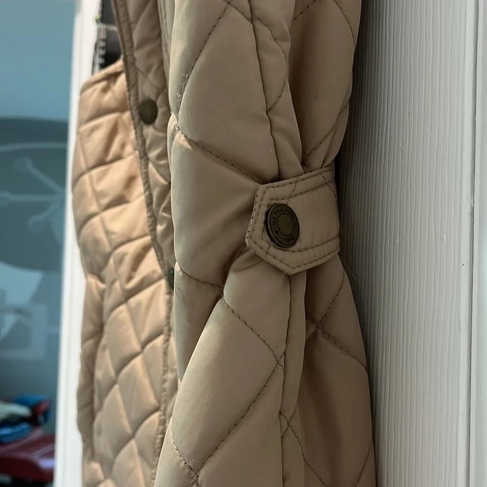 Ralph Lauren Men’s tan vest - zip & snap front large - Picture 5 of 7